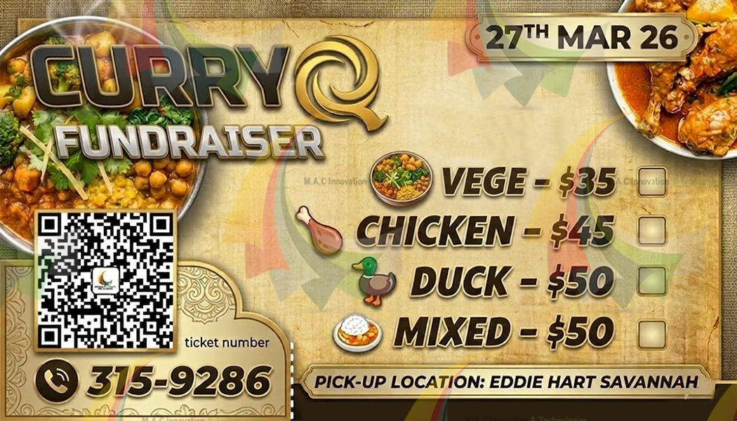 Curry Q Fund Rasiser Sample 2